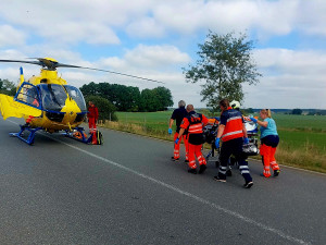 Na D3 u Tábora se srazily dva kamiony. Dálnice je uzavřená