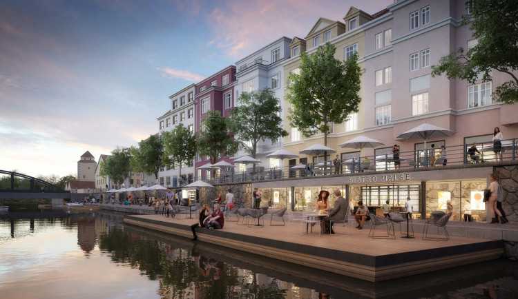 Město vypíše veřejnou zakázku na novou náplavku. Hotová má být v roce 2026