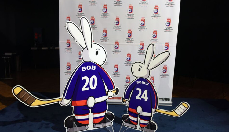 Maskoty hokejového MS v Praze a Ostravě budou opět Bob a Bobek