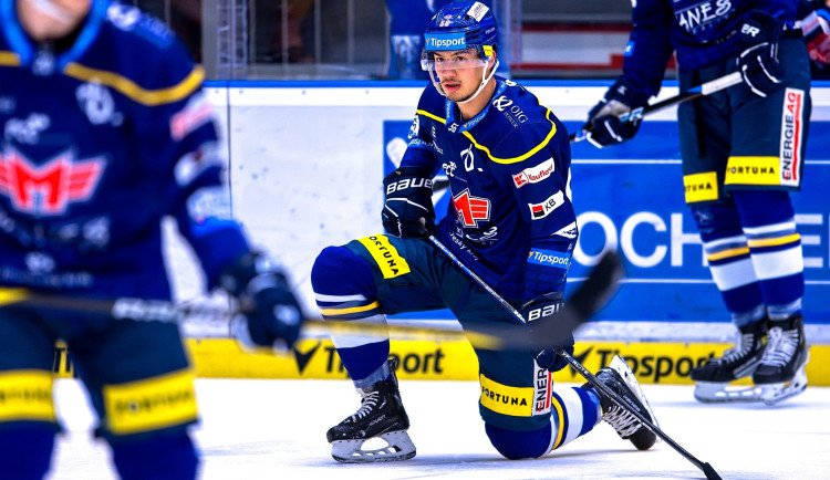 Hokejový útočník Beránek dostal jednozápasový trest za faul na Pláňka