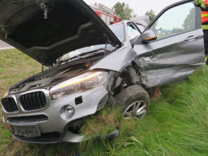 U Kaplice se srazily dvě auta a náklaďák