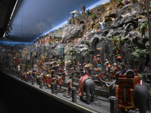 Krýzovy jesličky v Jindřichově Hradci jsou jako největší lidový mechanický betlém zapsané od roku 1998 v Guinnessově knize rekordů. Letos skončila oprava, která trvala sedm let. Foto: Jakub Bartoš