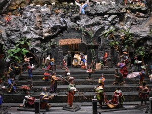 Krýzovy jesličky v Jindřichově Hradci jsou jako největší lidový mechanický betlém zapsané od roku 1998 v Guinnessově knize rekordů. Letos skončila oprava, která trvala sedm let. Foto: Jakub Bartoš