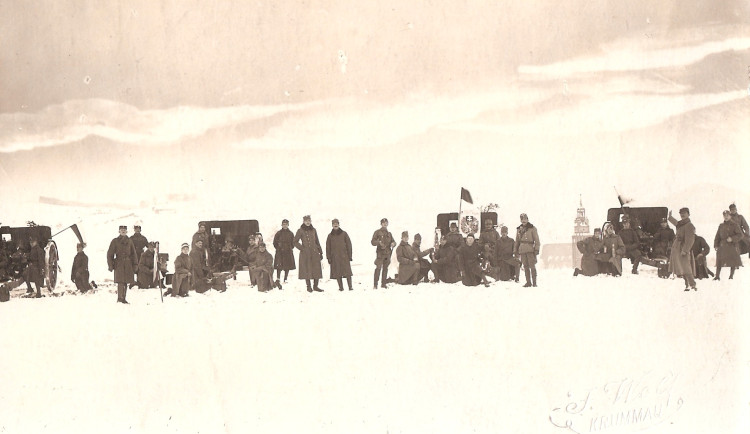 Jednotka čs. armády u Č. Krumlova určená k potlačení separačních snah, 29. 11. 1918.