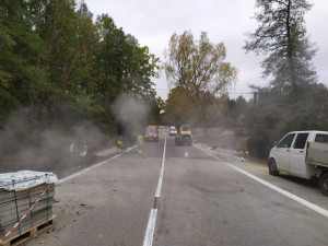 Hlavní silnice na Jindřichův Hradec je po opravě opět průjezdná