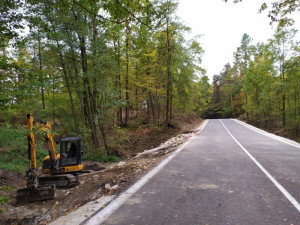 Hlavní silnice na Jindřichův Hradec je po opravě opět průjezdná