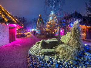 Začíná budějovický advent. Nasvícená zoo láká tisíce návštěvníků, vánoční atmosféru navodí i na výstavišti