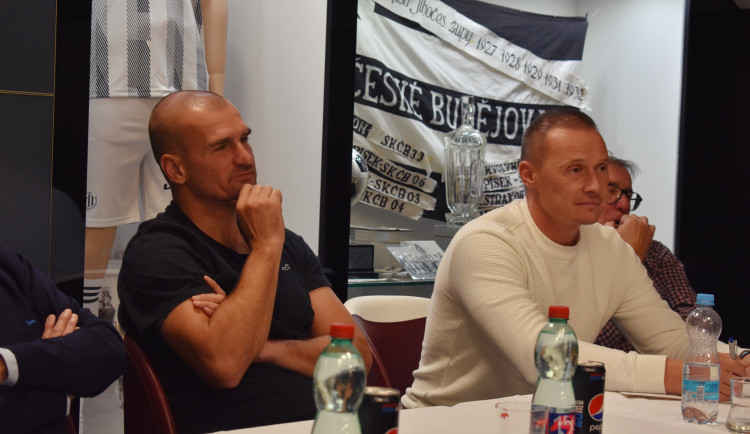 Trenérská dvojice Dynama, zleva Marek Nikl a Tomáš Zápotočný.