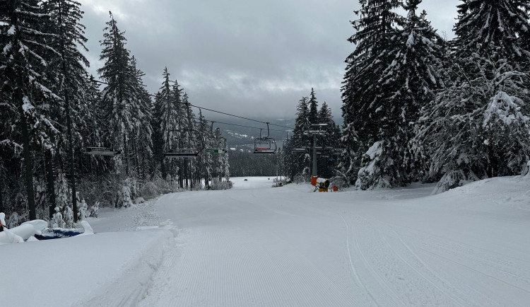 Zájem o lyžování měli návštěvníci hor na jihu Čech hlavně v sobotu