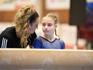 Stříbrnou medaili z Mistrovství republiky si přivezly budějcké sportovní gymnastky