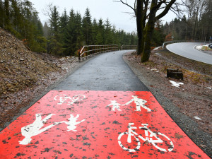Vltavská cyklostezka z Loučovic do Vyššího Brodu je připravena na cyklisty