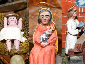 České Budějovice objektivem Milana Bindera a perem Martina Maršíka: Betlém se třemi Ježíšky