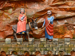 České Budějovice objektivem Milana Bindera a perem Martina Maršíka: Betlém se třemi Ježíšky