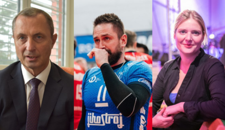 Ředitel letiště Ivan Trhlík, volejbalista Martin Kryštof a herečka Dana Verzichová.