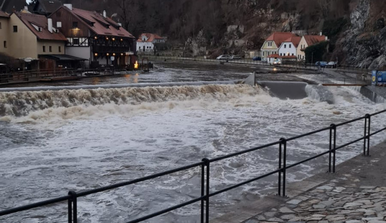 Takto vypadal Český Krumlov v neděli.