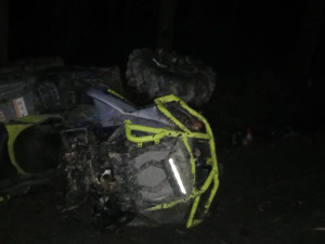 Na Táborsku havaroval muž na čtyřkolce. Nehodu nepřežil