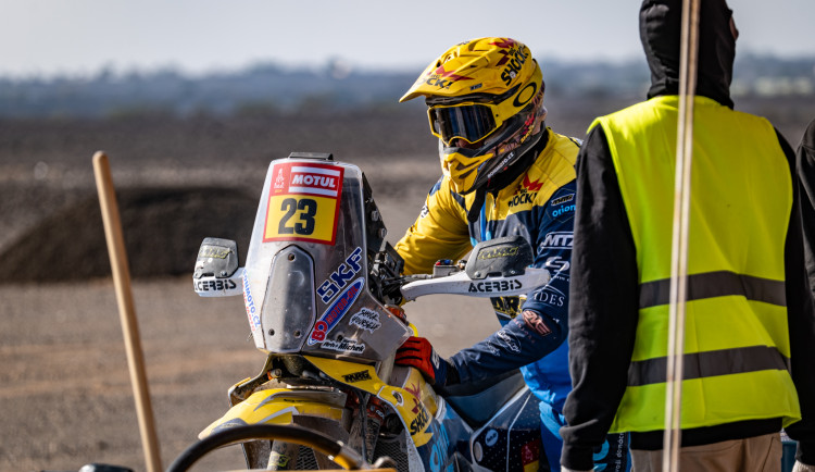 Martin Michek v druhé etapě Rally Dakar 2024.