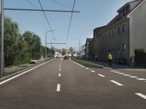 Vltavu v Budějcích má překlenout další most. Stavba v Papírenské pokročila