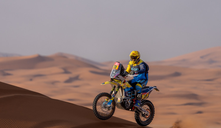 Martin Michek na trati sedmé etapy.