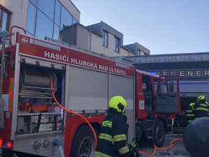 Na hotelu v Hluboké nad Vltavou hořela sauna. Škoda je přes milion korun