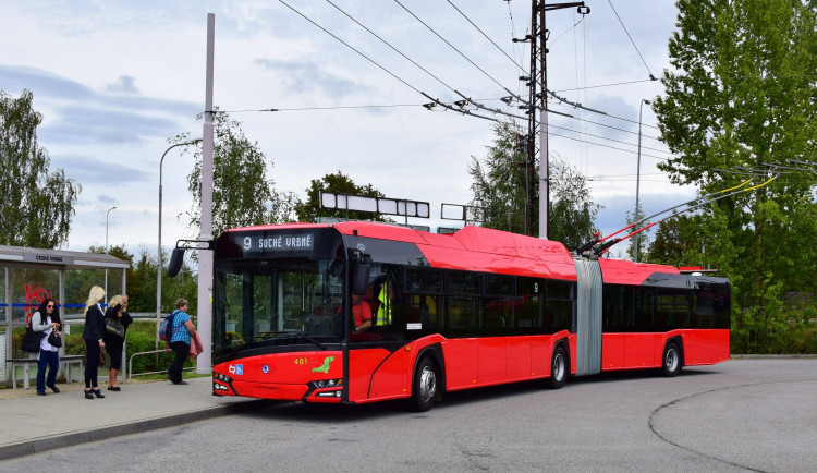 Českobudějovický dopravní podnik koupí 35 trolejbusů za 700 milionů korun
