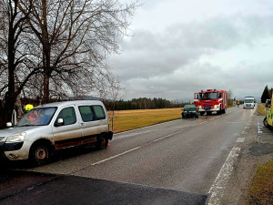 Na jihu Čech se při nehodě zranilo pět lidí včetně dvou dětí