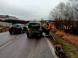Na jihu Čech se při nehodě zranilo pět lidí včetně dvou dětí