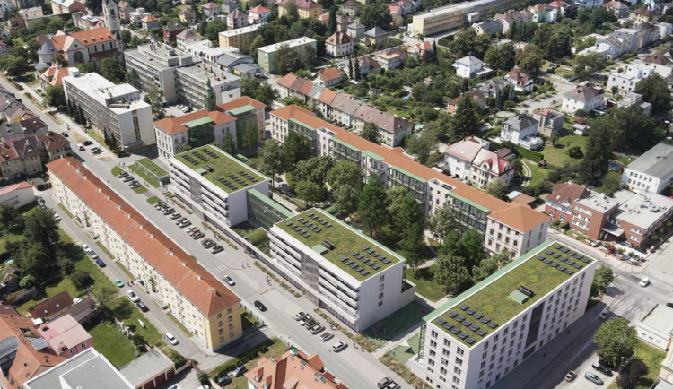 V Českých Budějovicích vznikne nová čtvrť. Nabídne byty i domov pro seniory