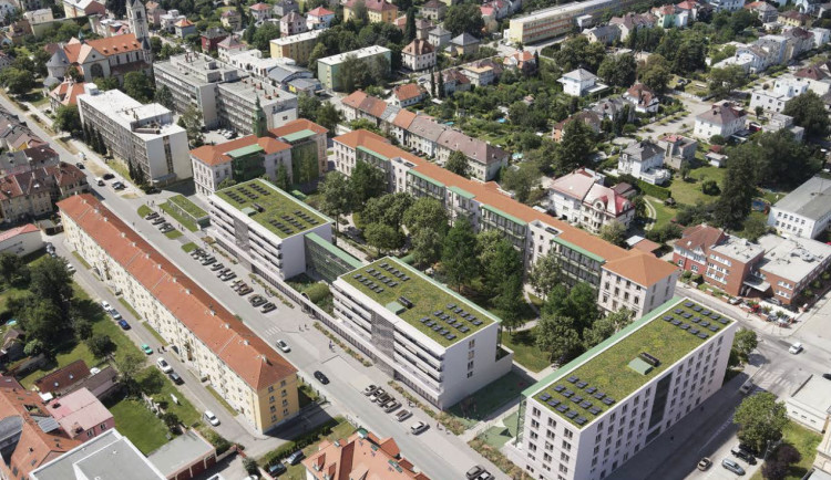 Vizualizace plánovaného projektu.