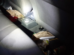 Drogy v autě neunikly služebnímu psovi. Button našel schovaný pervitin a efedrin