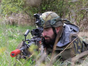 Cvičili Force Protection, tedy ochranu jednotky. Autor: Jana Samcová