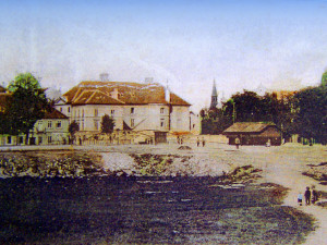 DRBNA HISTORIČKA: Krumlovský rybník sloužil jako zásobárna vody. Přes dno pak jezdila koňka