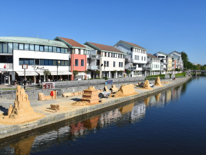 V Písku představí nové sochy z písku, letos se jejich tvůrci inspirovali příběhem voroplavby