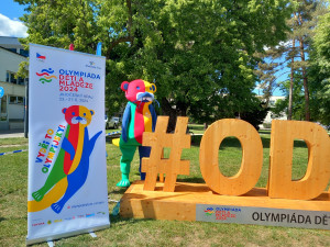 Maskotem jihočeské Olympiády dětí a mládeže je vydra.