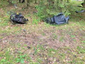 Smrtelná nehoda v Sezimově Ústí, řidič nepřežil čelní náraz do stromu