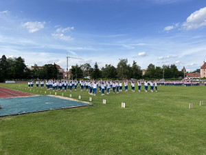 Sokolský slet roztančil České Budějovice, zúčastnilo se ho několik stovek vystupujících.