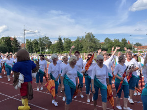 Sokolský slet roztančil České Budějovice, zúčastnilo se ho několik stovek vystupujících.