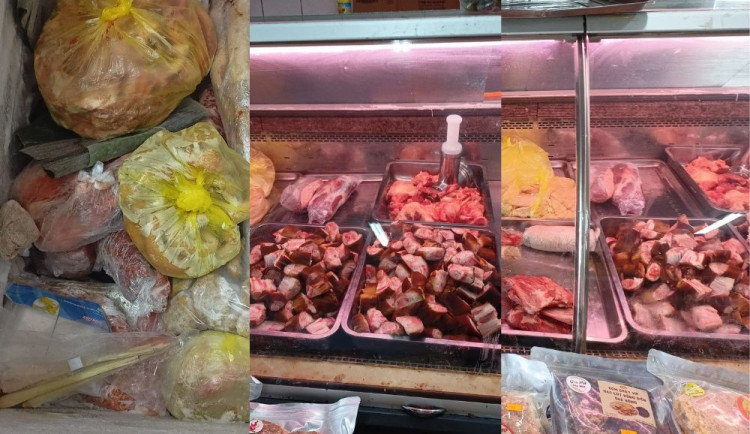 Na tržnici v Brně našli přes sto kilo masa neznámého původu i neopracovaná beraní varlata