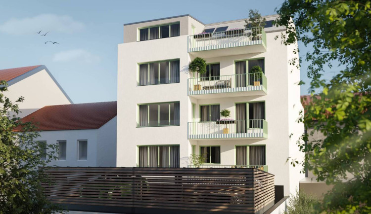 Byty Jeronýmova nabídnou moderní a pohodlné bydlení téměř v centu města