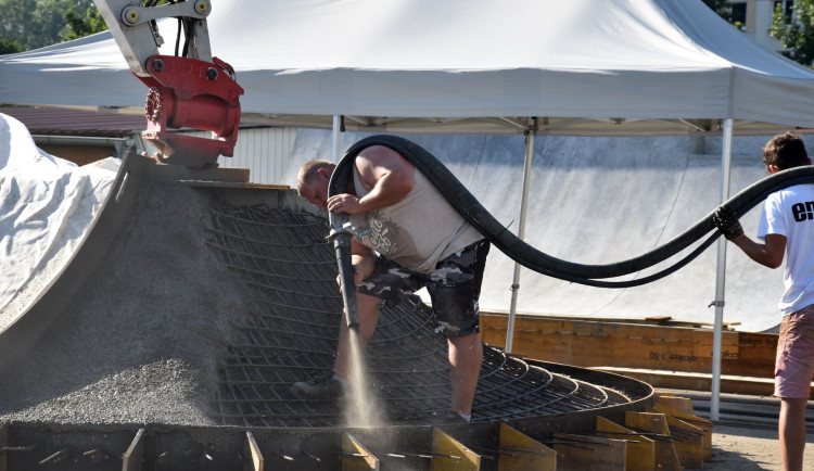 V Písku začala výstavba nového skateparku u sídliště Portyč,