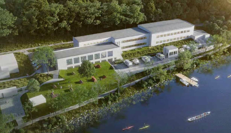 V Písku začala přestavba bývalé vodárny, historický areál se promění v kemp s místy pro karavany i tělocvičnou