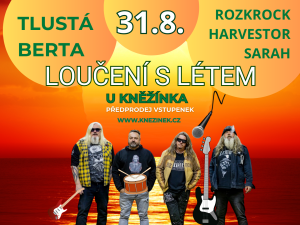 Hudební festival Loučení s létem v minipivovaru Kněžínek zve na kapely i příjemnou atmosféru