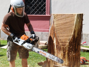 Závěr prázdnin ozvučí okolí areálů Zoo Hluboká a NZM Ohrada motorové pily nejlepších dřevosochařů