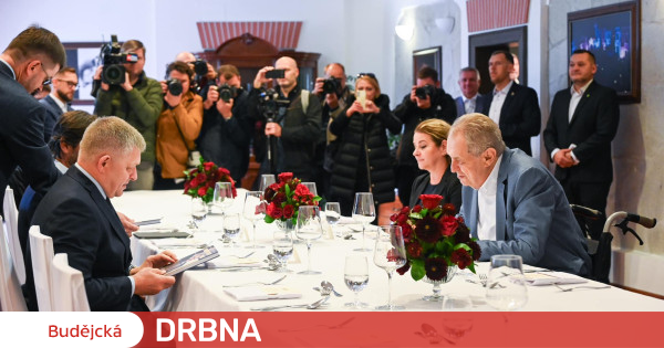 Miloš Zeman celebrated his jubilee at the Štekl hotel. Orbán, Fico, Kaliňák and the Chinese ambassador congratulated him