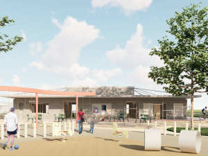 Vimperk plánuje novou tribunu a zázemí ve sportovním areálu