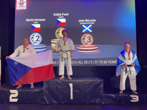 Jihočeský policista uspěl na mistrovství Evropy v karate. Získal dvě stříbrné medaile