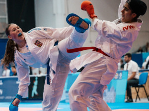 Úspěch pro Českou republiku. Karatistka Amálie Haková se stala vicemistryní světa