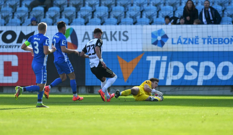 Slovan se proti Českým Budějovicím trápil a odváží si pouze bod za remízu 0:0