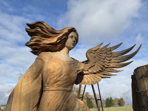 Betlém na náměstí doplní nová socha. Anděla hojnosti odhalí 1. prosince