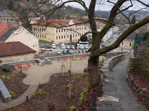 Opravy Pivovarských teras ve Vimperku jsou hotové, otevřou je ale až na jaře